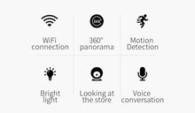 Load image into Gallery viewer, FREDI Fisheye Bulb Lamp Panoramic IP Camera