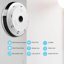 Load image into Gallery viewer, FREDI 360 Degree Panoramic IP Camera