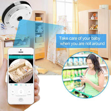 Load image into Gallery viewer, FREDI 360 Degree Panoramic IP Camera