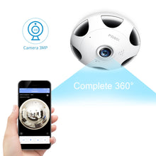 Load image into Gallery viewer, FREDI 360 Degree Panoramic IP Camera