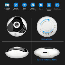 Load image into Gallery viewer, FREDI 360 Degree Panoramic IP Camera