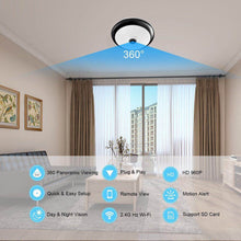Load image into Gallery viewer, FREDI 360 Degree Panoramic IP Camera